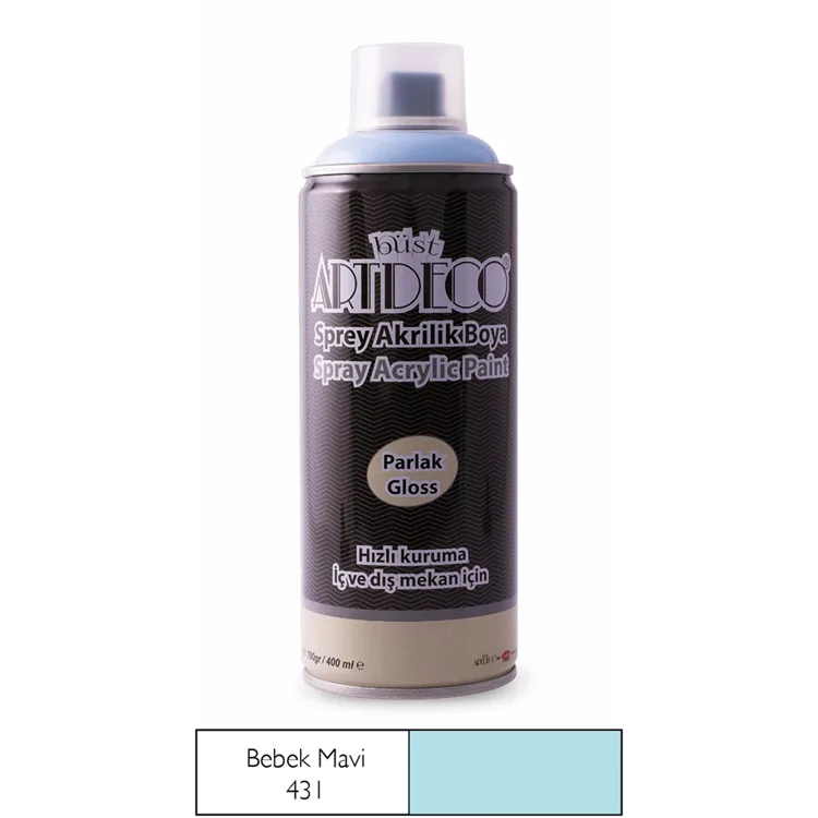 ARTDECO AKRİLİK SPREY BOYA 400 ML BEBEK MAVİ