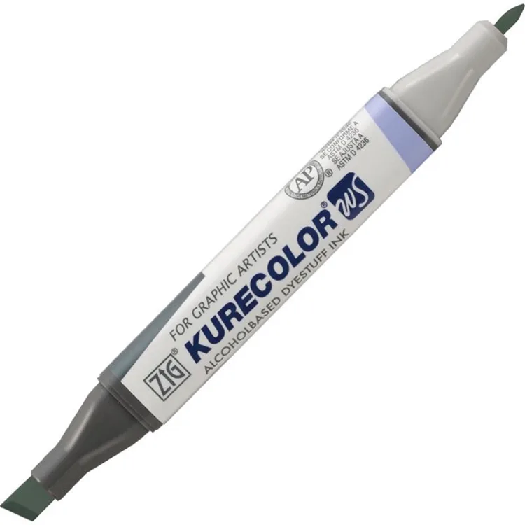 ZIG KURECOLOR KC-3000 801 TWIN S MARKER KALEM LIGHT GRAY