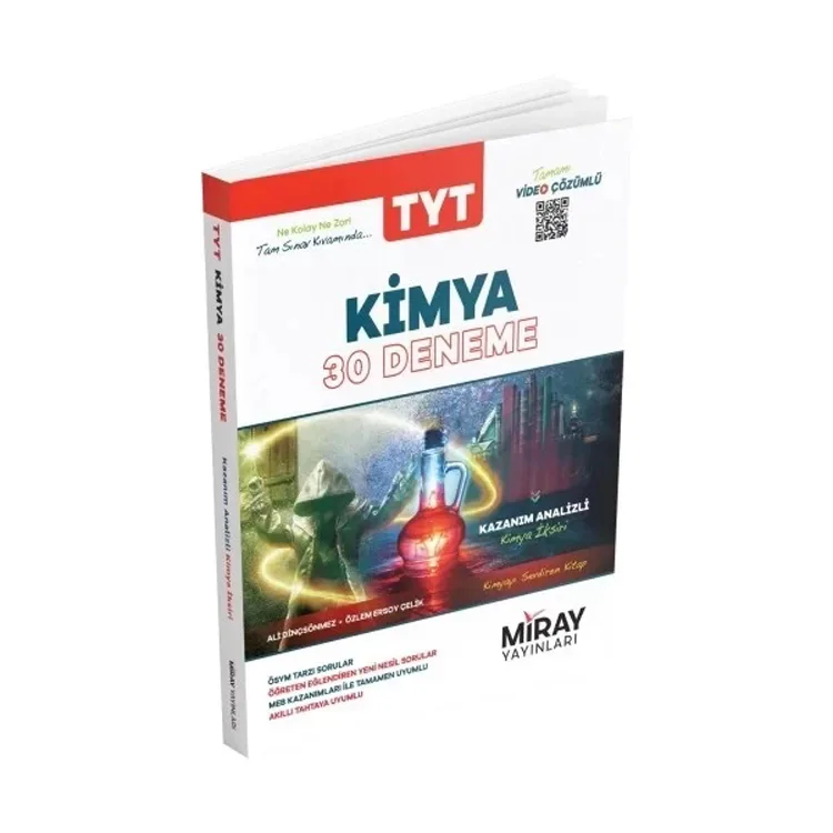 MİRAY YAYINLARI TYT KİMYA 30 DENEME