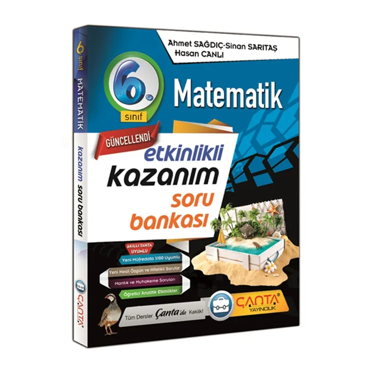 ÇANTA 6. SINIF KAZANIM MATEMATIK SORU BANKASI 2020