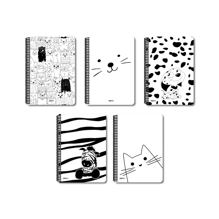 PAPİRÜS CRAYZ SERT KAPAK SPİRALLİ 16X23 120YP. ÇİZGİLİ DEFTER