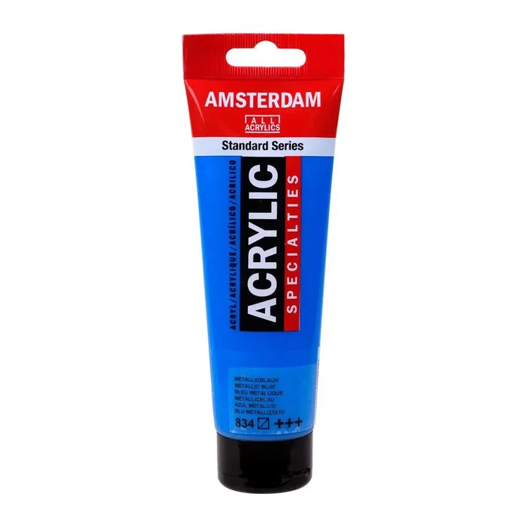 AMSTERDAM RT17098342 AKRİLİK BOYA 120 ML METALLIC BLUE