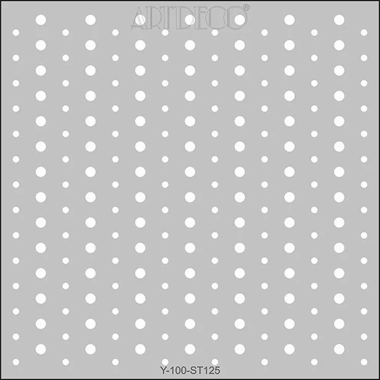 ARTDECO STENCİL 30X30CM NOKTALAR 125