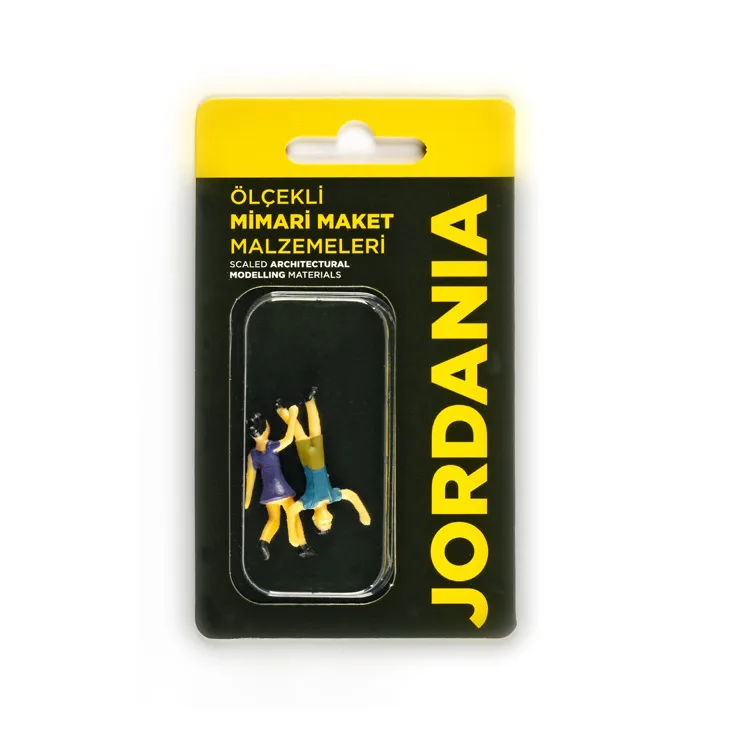 JORDANIA MAKET JE01-İB1030C BOYALI ÇOCUK FİGÜRÜ 1/030 35mm. 2'Lİ TEK PAKET