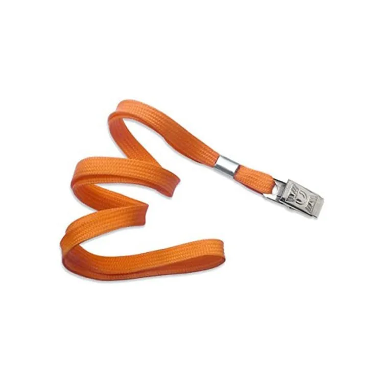KRAF 510G METAL KLİPSLİ KART ASKI İPİ TURUNCU