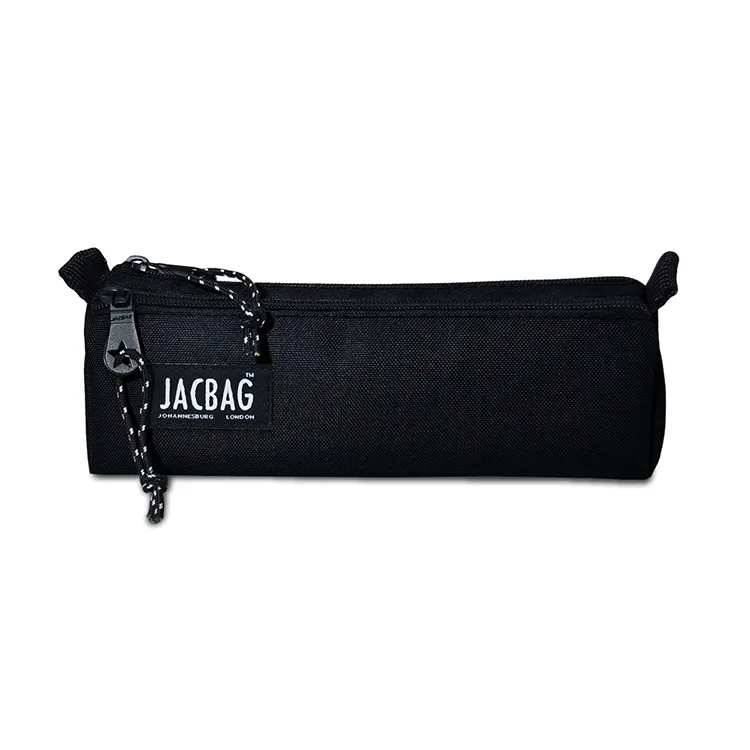 JACBAG DUAL PRIME JAC-02 ÜÇGEN ÇİFT BÖLMELİ KALEM ÇANTASI SİYAH