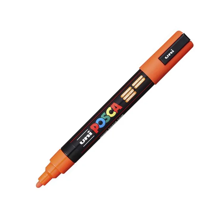 UNİ POSCA SU BAZLI POSTER MARKER 0.9-1.3 TURUNCU PC-3M
