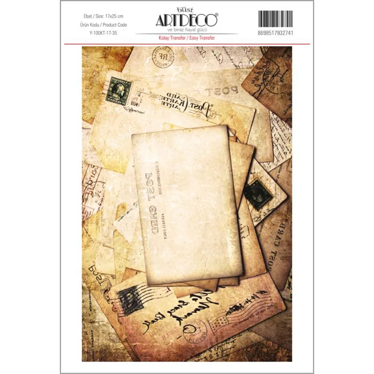 ARTDECO KOLAY TRANSFER 17X25CM DESEN NO:35