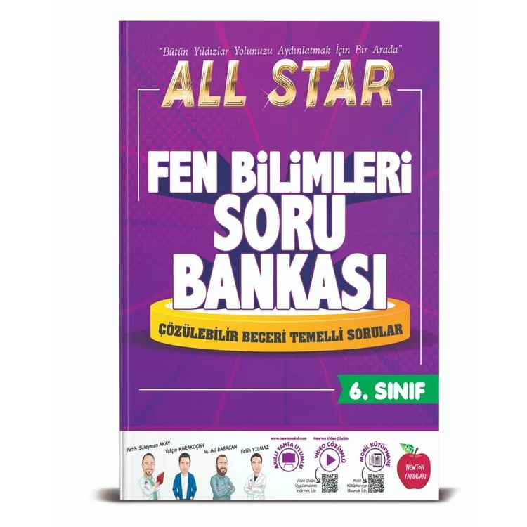 NEWTON 6. SINIF ALL STAR FEN BİLİMLERİ SORU BANKASI