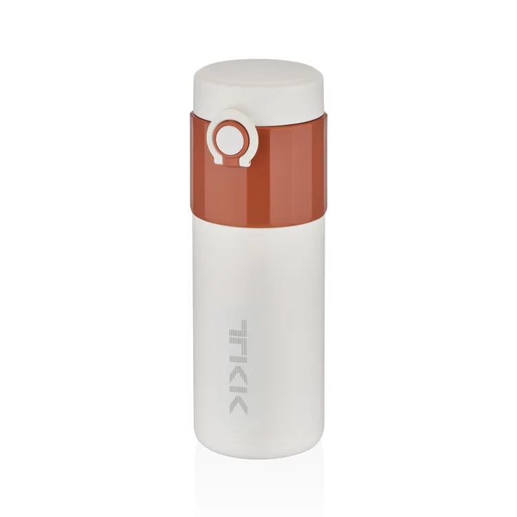 VAGONLİFE TKK ÇELİK TERMOS BEYAZ-KAHVE 450ML T2007