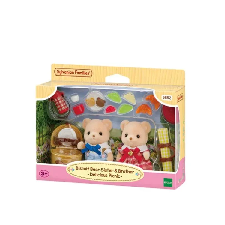 ADORE ESF5852 SYLVANIAN FAMILIES BİSKÜVİ AYI KARDEŞLER PİKNİK SETİ 3+
