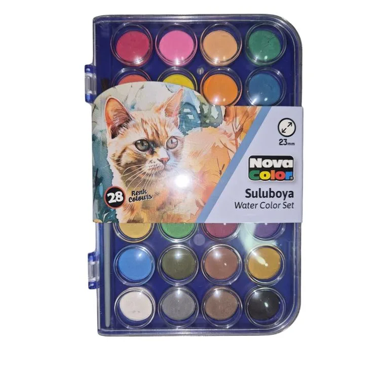 NOVA COLOR NC-425 28'Lİ SULU BOYA