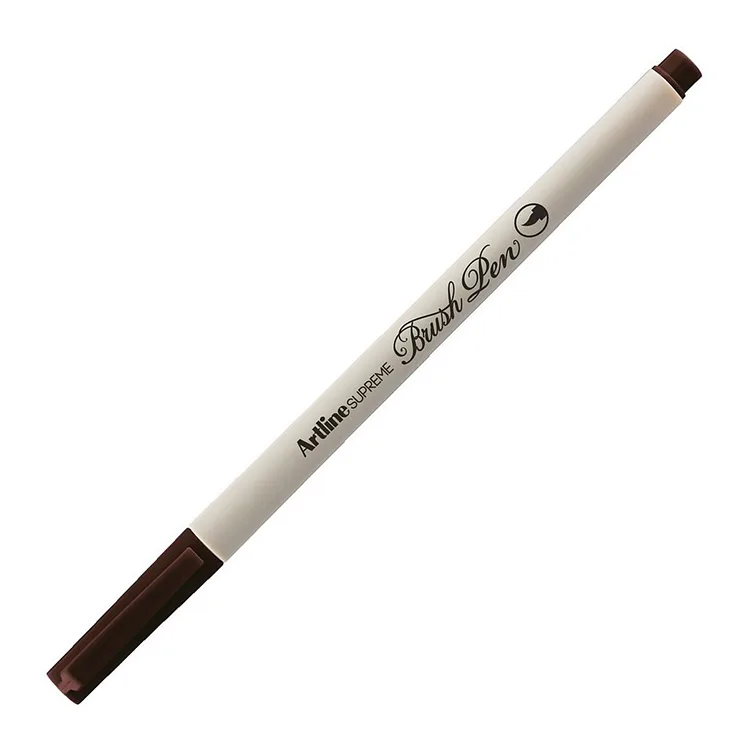 ARTLINE SUPREME EPFS-F BRUSH UÇLU KALEM KOYU KAHVE
