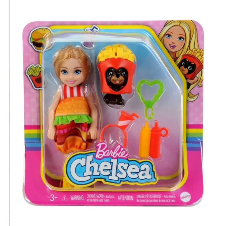 MATTEL GHV69/GRP69 BARBIE KOSTÜMLÜ CHELSEA VE HAYVANCIĞI
