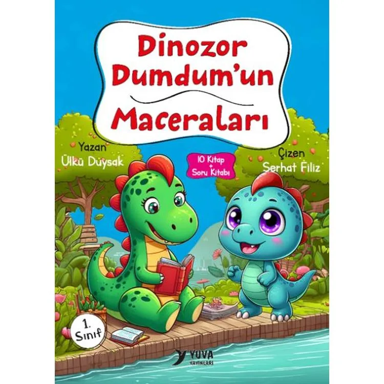 DİNAZOR DUMDUM'UM MACERALARI 10 KİTAP SET ( 1. SINIFLAR İÇİN)
