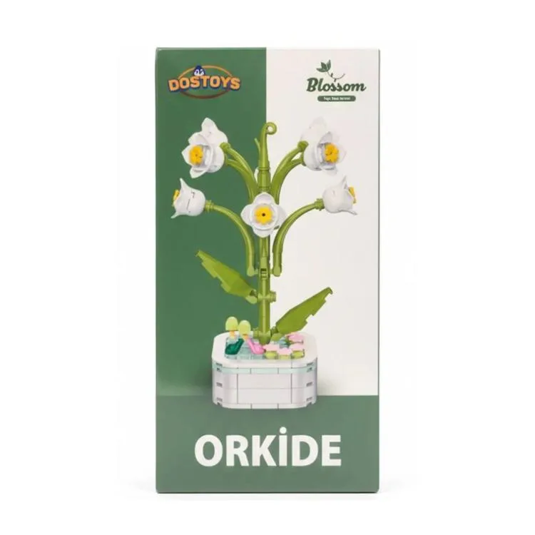 DOSTOYS 103-B3 BLOSSOM ÇİÇEK BLOK OYUNCAK ORKİDE