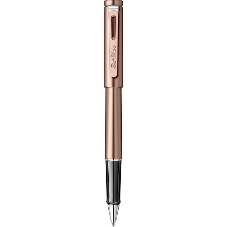 SCRIKSS PUNTO ROLLER KALEM METALİK KIZIL ALTIN - TEKLİ