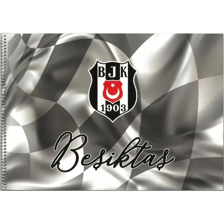 TMN BEŞİKTAŞ SPİRALLİ KARTON KAPAK 24X34 RESİM DEFTERİ 15 YP. 463635