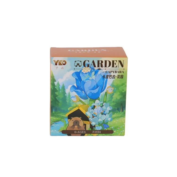 VAGONLIFE PANLOS P2594 CAPYBARA FLOWER SET 183 PARÇA BLOCK OYUNCAK 6+