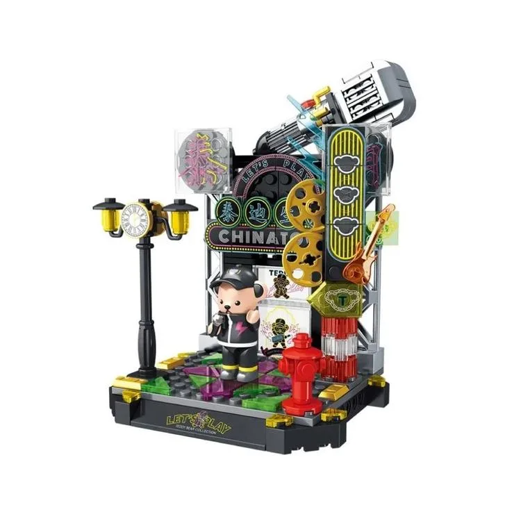 VAGONLIFE PANLOS 881008 MÜZİK YILDIZI TEDDY 200 PARÇA BLOCK OYUNCAK