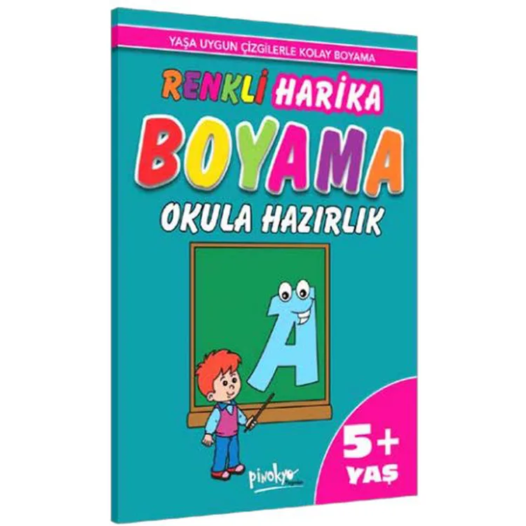 PİNOKYO RENKLİ HARİKA BOYAMA OKULA HAZIRLIK 5+ YAŞ