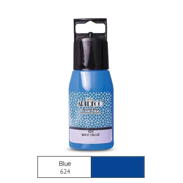 ARTDECO BOYUTLU BOYA 50 ml MAVİ 624