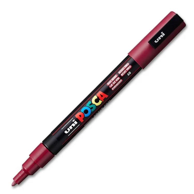 UNİ POSCA SU BAZLI POSTER MARKER 0.9-1.3 Ş.KIRMIZI PC-3M