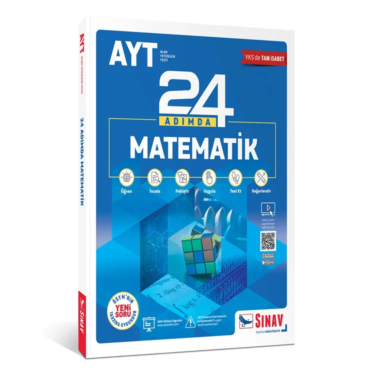 SINAV AYT MATEMATİK 24 ADIMDA KONU ANLATIMLI SORU BANKASI