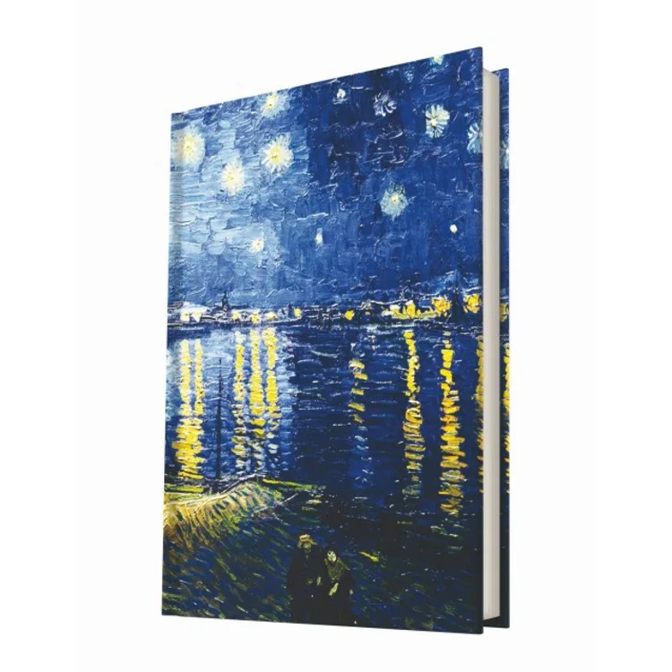 DEFFTER ART OF WORLD / VAN GOGH - 2 STARRY NIGHT 14X20 SERT KAPAK ÇİZGİLİ DEFTER 96 YP