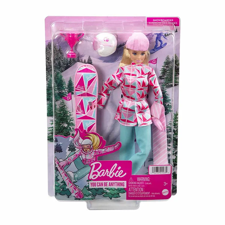 MATTEL HCN30/HCN32 BARBIE BEN BÜYÜYÜNCE SNOWBOARD SPORCUSU BEBEK