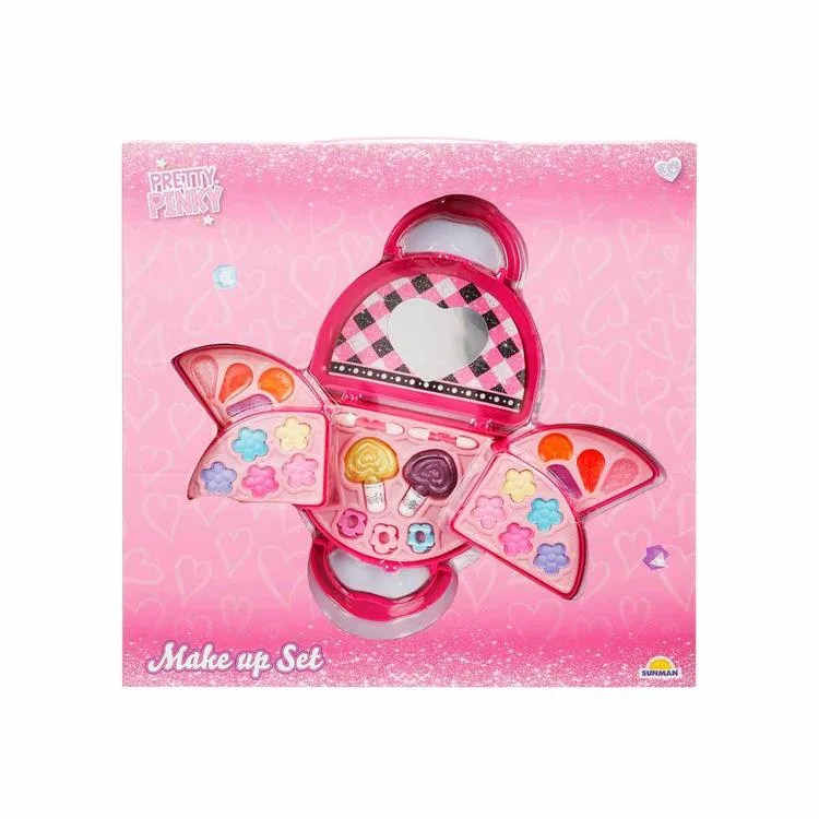 SUNMAN 77002 PRETTY PINKY 3 KATLI ÇANTA KUTULU MAKYAJ SETİ