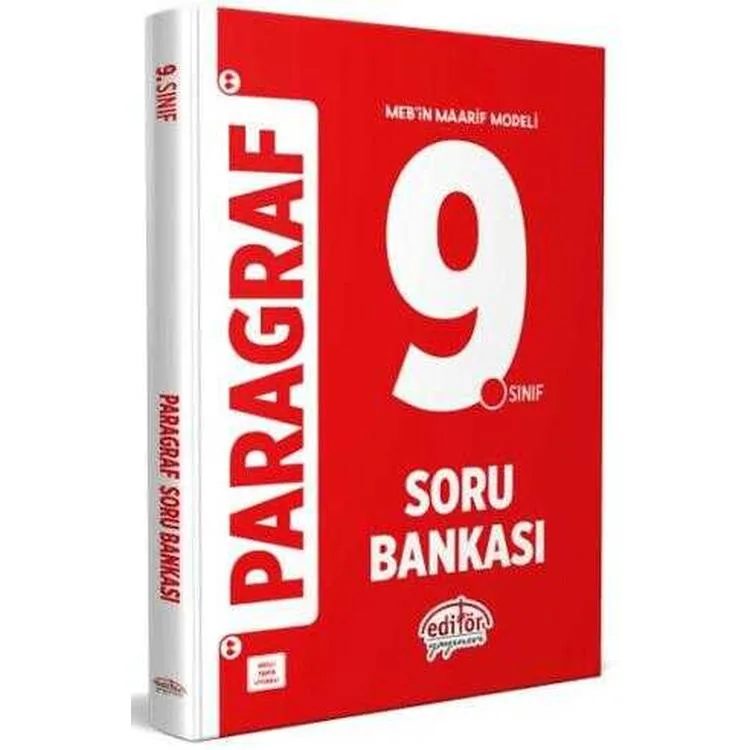 EDİTÖR 9. SINIF PARAGRAF SORU BANKASI