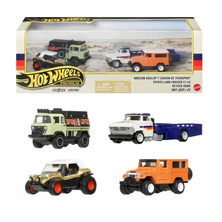 MATTEL GMH39 HOT WHEELS DIE CAST METAL PREMIUM COOL SET