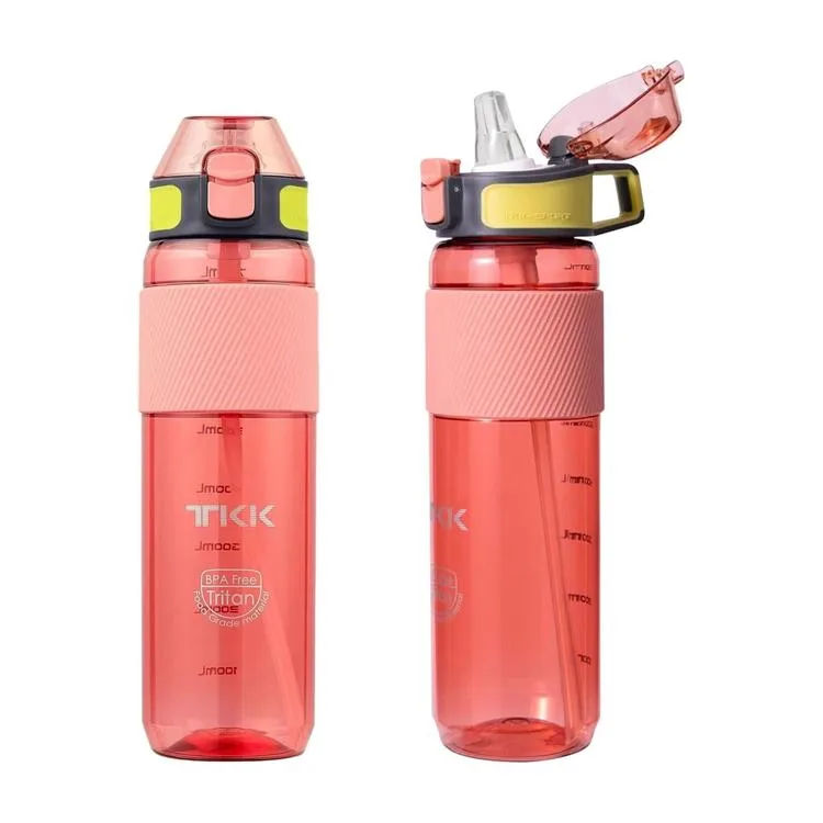 VAGONLİFE T1003 TKK PİPETLİ TRİTAN MATARA PEMBE 700ML