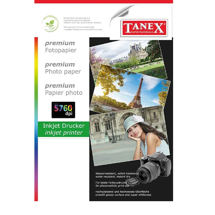 TANEX A4 PREMIUM FOTOĞRAF KAĞIDI 200GR 210X297MM 25'Lİ