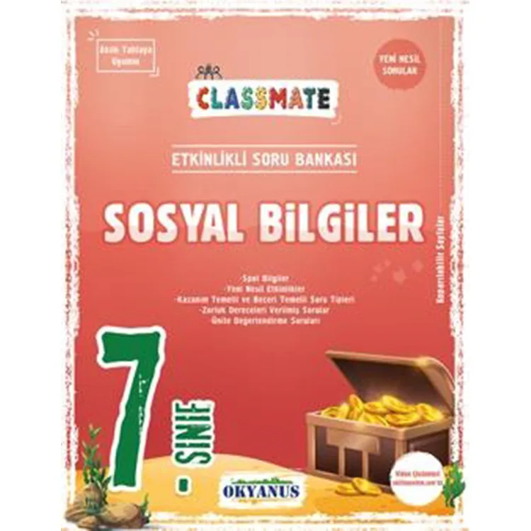 OKYANUS 7. SINIF CLASSMATE SOSYAL BİLGİLER SORU BANKASI - 2025 MÜFREDAT
