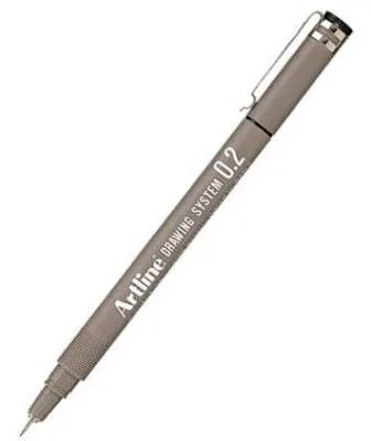 ARTLINE 232 DRAWİNG SYSTEM ÇİZİM KALEMİ 0.2mm SİYAH