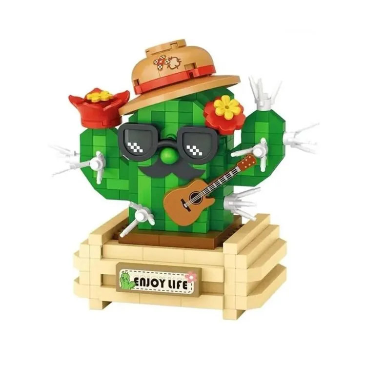 VAGONLIFE LOZ 8833 KAKTÜS 380 PARÇA BLOCK OYUNCAK 3+