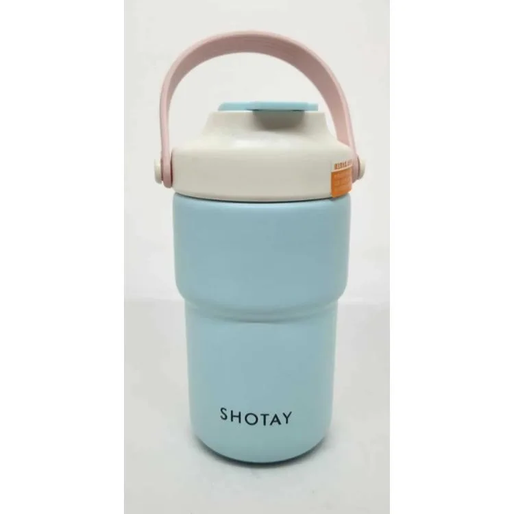 SHOTAY ASKILI PASTEL RENK ÇELİK MUG 8099 450 ML