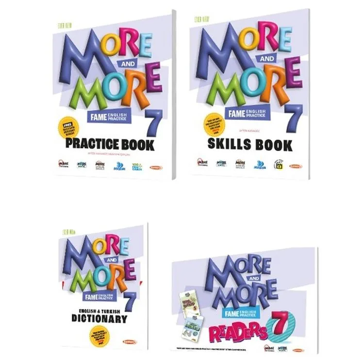 KURMAY 7. SINIF MORE & MORE ENGLISH PRACTICE BOOK (2025 MÜFREDAT)