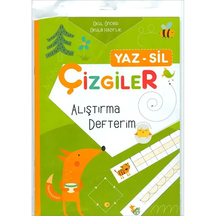 ÇİZGİLER YAZ-SİL ALIŞTIRMA DEFTERİM