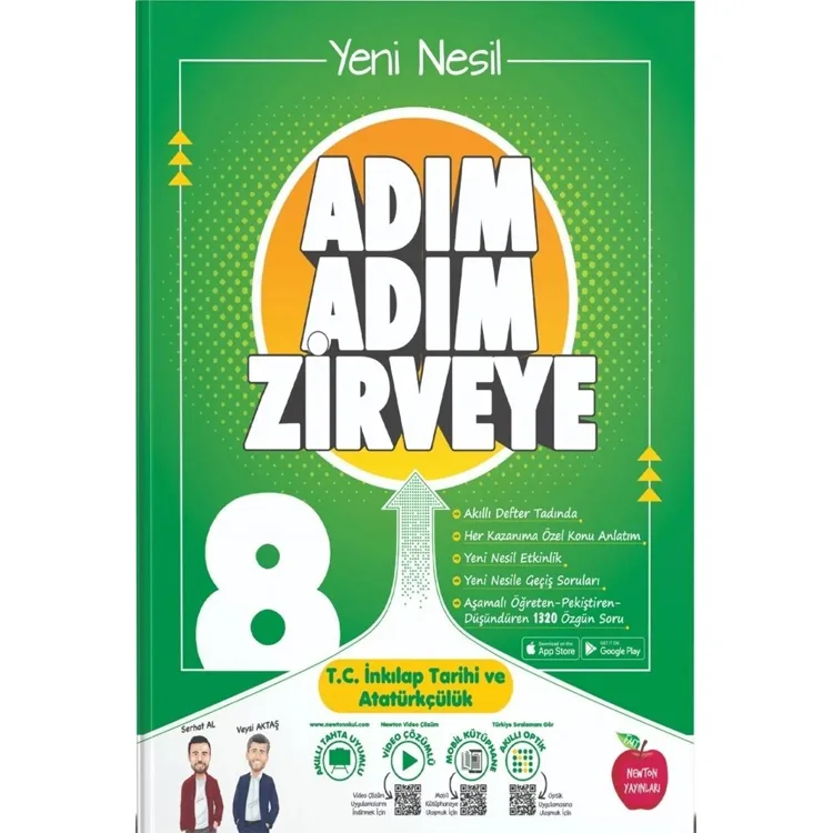 NEWTON 8.SINIF ADIM ADIM ZİRVEYE İNKILAP TARİHİ VE ATATÜRKÇÜLÜK SORU BANKASI