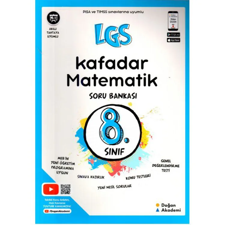 DOĞAN AKADEMİ 8. SINIF LGS KAFADAR MATEMATİK SORU BANKASI