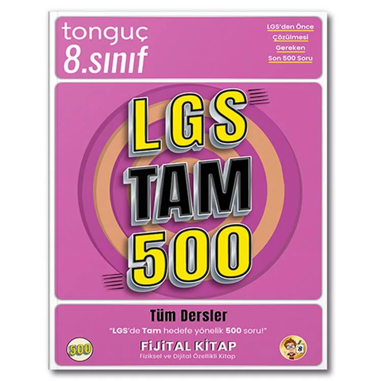 TONGUÇ 8. SINIF LGS TAM 500 SORU BANKASI