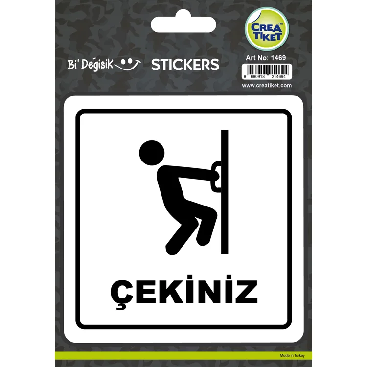 CREA Bİ' DEĞİŞİK STICKER - ÇEKİNİZ 1469