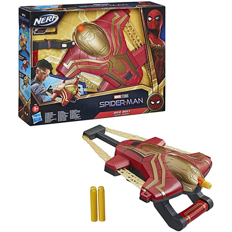 HASBRO F0237 SPIDERMAN WEB BOLT HERO NERF BLASTER