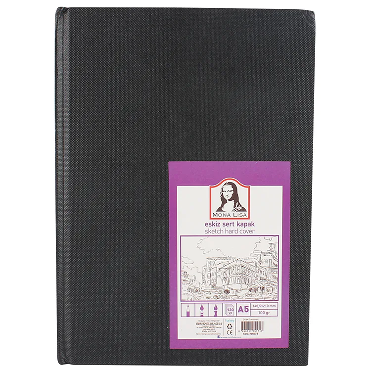 SÜDOR MN06-5 ESKİZ SERT KAPAK DEFTER A5 100 GR 120yp