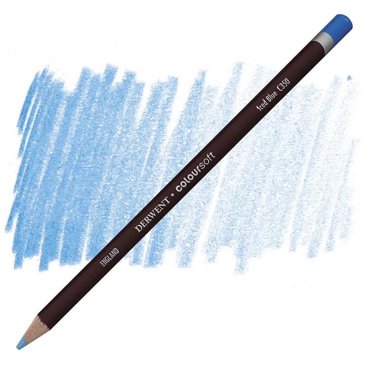 DERWENT COLOURSOFT - YUMUŞAK KURUBOYA KALEMİ- ACID BLUE C350