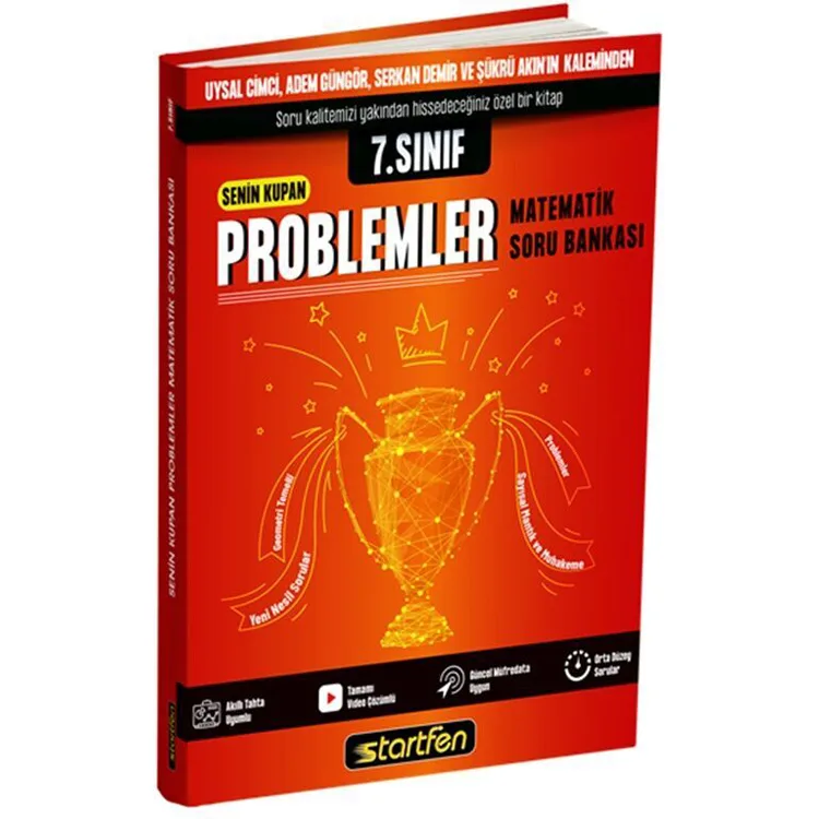 STARTFEN 7. SINIF SENİN KUPAN PROBLEMLER VE MATEMATİK SORU BANKASI