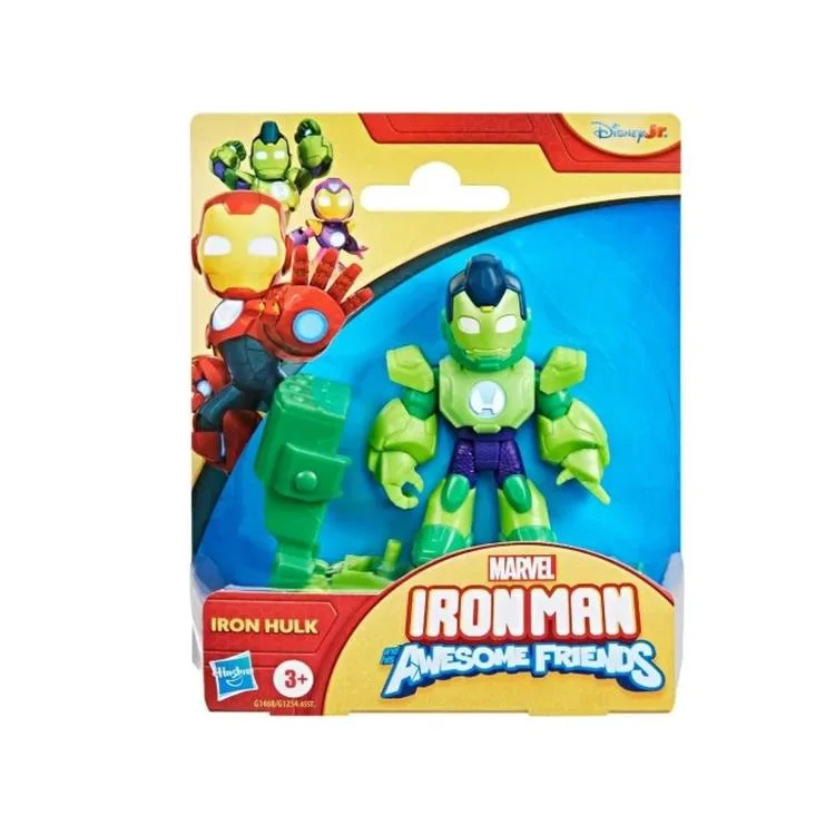 HASBRO G1468/G1254 IRON MAN AND HIS AWESOME FRIENDS AKSESUARLI TEKLİ MİNİ FİGÜR - IRON HULK 3+